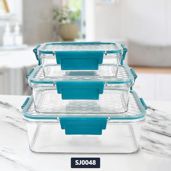 [SJ0048] Plastic Container Set with Lid