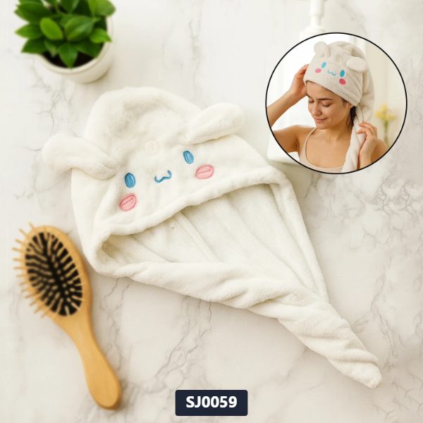 [SJ0059] Microfiber Hair Towel Cap