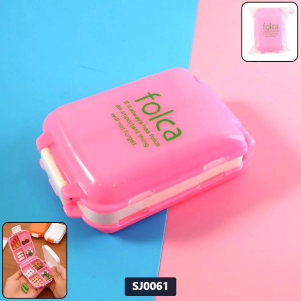 [SJ0061] Dual Sided Pill Organizer Pink