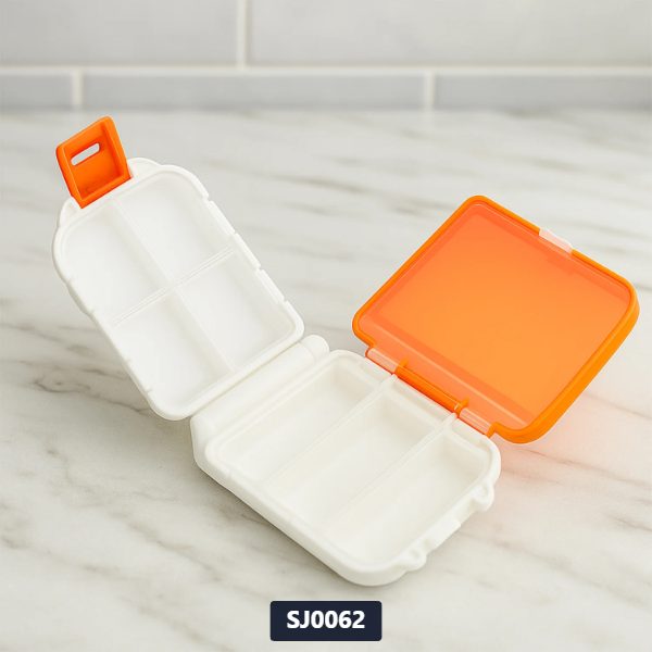 [SJ0062] Dual Sided Pill Organizer Orange