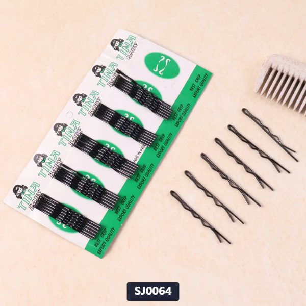 Small Black Bobby Pins Set