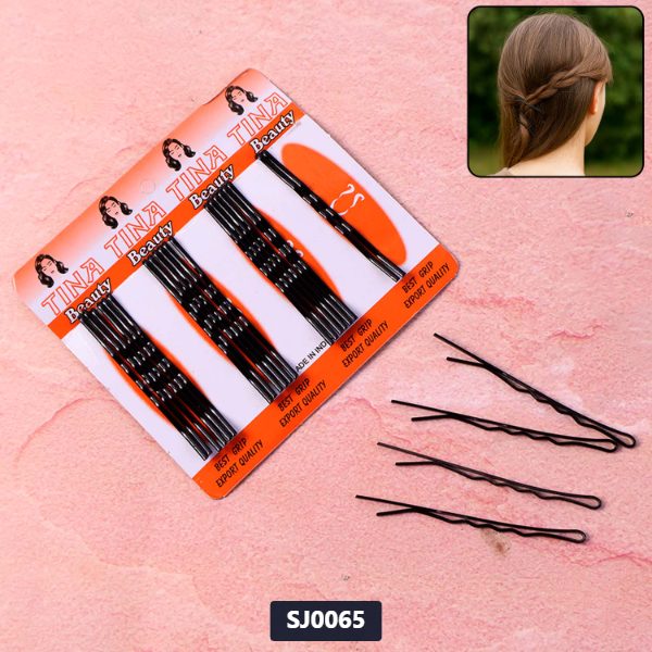 Big Black Bobby Pins Set