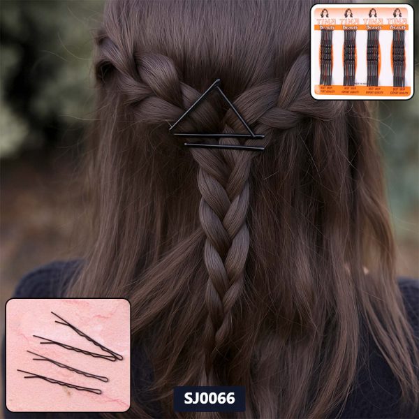 Medium Black Bobby Pins Set