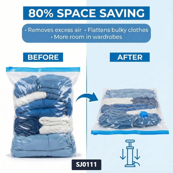 [SJ0111] Vacuum Storage Bag Set with Pump