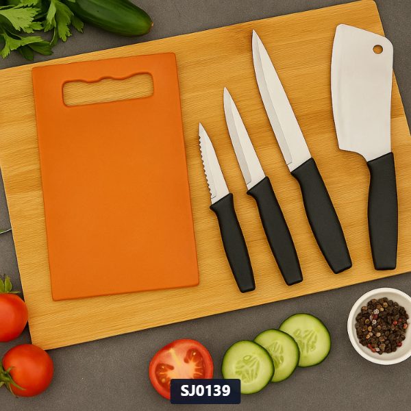 Chopping Board & Knife Set